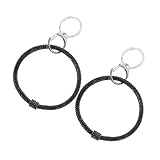 DEARMAMY 2 Stück Glitzernde Schlüsselanhänger Armband Schlüsselband...