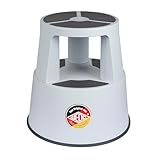 WEDO Rollhocker Super Step – robuster Tritthocker aus bruchfestem...
