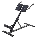 GORILLA SPORTS® Rückentrainer - Klappbar, Verstellbar, Stabil, bis 150kg,...