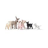 schleich FARM WORLD | Bauernhof Tiere Set 77534 mit Hund, Schwein, Ziege,...