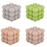 pajoma® Bubble Kerzen Set in verschiedenen Farben | Candle aus Soy Wax +...