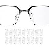 sourcing map 10 Paar Brillen-Nasenpads 14 mm Silikon Anti-Rutsch Brillen...