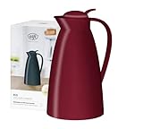 alfi ECO 1,0l, ruby red, Isolierkanne mit hygienischem Hartglaseinsatz aus...