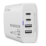USB C Desktop Ladestation 100W 2 USB-C + 2 USB-A 4 Multi Port Hub Block PD...