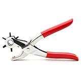 Lochzange für Leder Gürtel, Gürtellochzange mit 6 Größen 2–4.5mm...