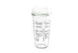 Glasslock, Shaker mit transparentem Deckel und Sieb, 450ml (mit...