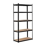 Arebos Schwerlastregal 180 x 90 x 40 cm | 875kg Tragkraft | 0,63 mm | 5...