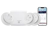 Homematic IP Smart Home Starter Set Rauchwarnmelder, Rauchmelder alarmiert...