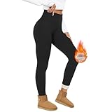 HIPOWER Thermo Leggings Gefüttert Damen Winter Verdickte Thermoleggins...