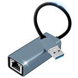 USB-Ethernet-Adapter, Gigabit 1000 Mbps, RJ45-Adapter, USB 3.0, Ethernet,...