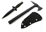 M48 Tomahawks, Messer mit Etui Schwarze Edition - Profi Survival Kit -...