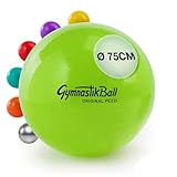 PEZZI - Gymnastikball Original Pezziball Standard 75cm Ø – Sitzball für...