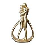 Skulptur des Paares – Couples umarmt die Skulptur, Dekoration für...