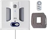 HUTT A1 Fensterputzroboter mit 4-Fach Sprühsystem, 150ml Tank, 6000Pa...