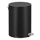 SONGMICS Kosmetikeimer 3 Liter, Bad Mülleimer, kleiner Mülleimer mit...