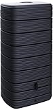 Ondis24 Regenwasser Wandtank Regenfass Eco 650 Liter Graphit anthrazit...