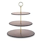 ECHTWERK EW-ET-1782G Etagere-/ Servier-Ablage für Gebäck, Obst, Käse und...