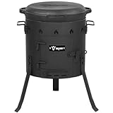 BBQ-Toro Gusseisen Kazan mit Kazan Ofen Ø 35 cm | 12,1 L Gusstopf mit...