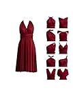 Infinity Kleid Kurz, Brautjungfernkleider, Multiway Wickelkleid Midi...