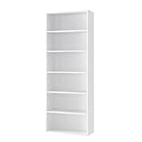 VASAGLE Bücherregal 6 Ebenen, Standregal, Aufbewahrungsregal, verstellbare...