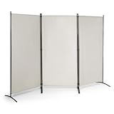 FANTASK 260 x 183cm Raumteiler, Paravent 3 teilig klappbar, Trennwand...