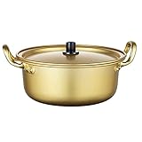 Koreanischer Ramen-Nudeltopf, Aluminium-Suppentopf, Instant-Nudeltopf mit...