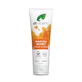 Dr. Organic Manuka Honig Gesichtspeeling, Exfolierend, Trockene Haut,...