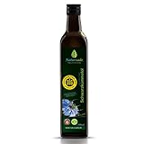 Naturzade Schwarzkümmelöl 500ml Ungefiltert Glasflasche, kaltgepresst,...