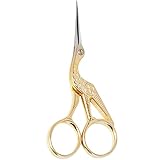 Sizler Beauty Stickschere, kleine Kran-Nähschere, Edelstahl, Vintage-Stil,...