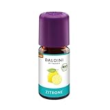 Baldini Bio Zitronenöl 5ml - 100% Naturreines Ätherisches Öl -...
