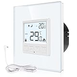 CNBINGO Digitaler Raumthermostat Unterputz mit Fühler, Thermostat für...