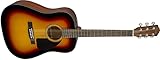 Fender CD-60 Dreadnought V3 DS Akustikgitarre, Walnussgriffbrett, 3-Tone...