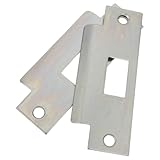 Healeved 2 Stück Metall Türschließbleche für Innentüren Schutzplatte...