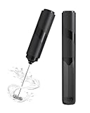 Milchaufschäumer Stab/Milchschäumer Elektrisch tragbarer mit Cover...