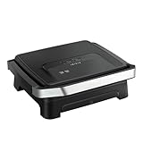 Tefal Inicio Classic 2-in-1 Kontakt- und Paninigrill, 2000 W, kompaktes...