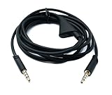 SYSTEM-S Audio Ersatz Kabel 2m AUX 3,5mm Klinke mit Lautstärkeregler für...