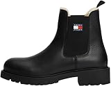 TOMMY JEANS Damen TJW Chelsea Boot WL EN0EN02826 Low, Schwarz (Schwarz), 38...