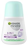 Garnier Roll-On Deo für Frauen, Deodorant mit frischem Duft und bis zu 48...