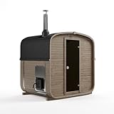 AZS-ENGINEERING Fasssauna Gartensaunas Garten Outdoor Sauna aus Fichtenholz...