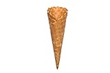 PJaspert Eiswaffeln | Eishörnchen - Dänische Knusperhörnchen 160x51mm...