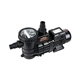 Mauk Schwimmbadpumpe 320 W – selbstansaugende Poolpumpe mit Vorfilter,...