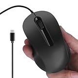 USB -Kabelmaus - Stummer Nicht -Slip -Ergonomie -Zubehör | Plug -and -Play...