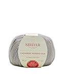 Sirdar F005-0405 Cashmere Merino Silk DK Doppelstrick, Silbergrau (405), 50...
