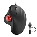 Nulea M509 Trackball Maus verdrahtet, Ergonomisches Design, Einfache...