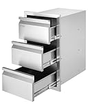 VEVOR 37,7 x 64,6 x 48 cm Küchenschrank Schubladenschrank Dreistufig...