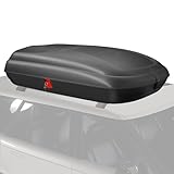 COSTWAY 400L Dachbox Auto, Dachkoffer abschließbar mit...
