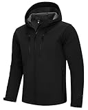 33,000ft Softshelljacke für Herren Wasserdicht Winddicht Laufjacke Leichte...