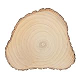 J-Line Baumscheibe Groß 40 cm, Holzscheibe, Holzbrett Deko, dekoratieve...