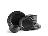ECHTWERK Tafelservice 12-teilig 'New Modern', für 4 Personen,...