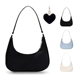 GIDWRIY Kleine Schultertasche Damen Schwarz, Tasche Aesthetic Y2k...